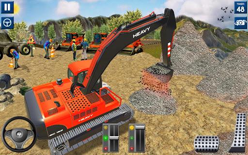 Heavy Excavator Simulator game - Gameplay image of android game