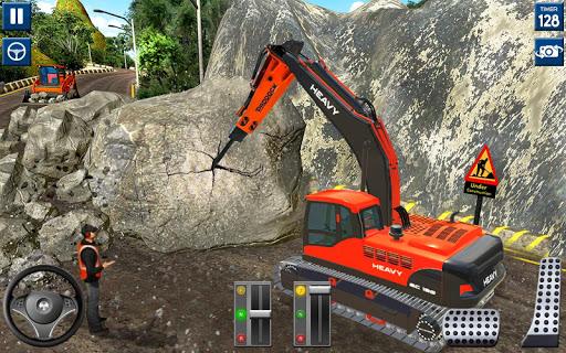 Heavy Excavator Simulator game - Gameplay image of android game