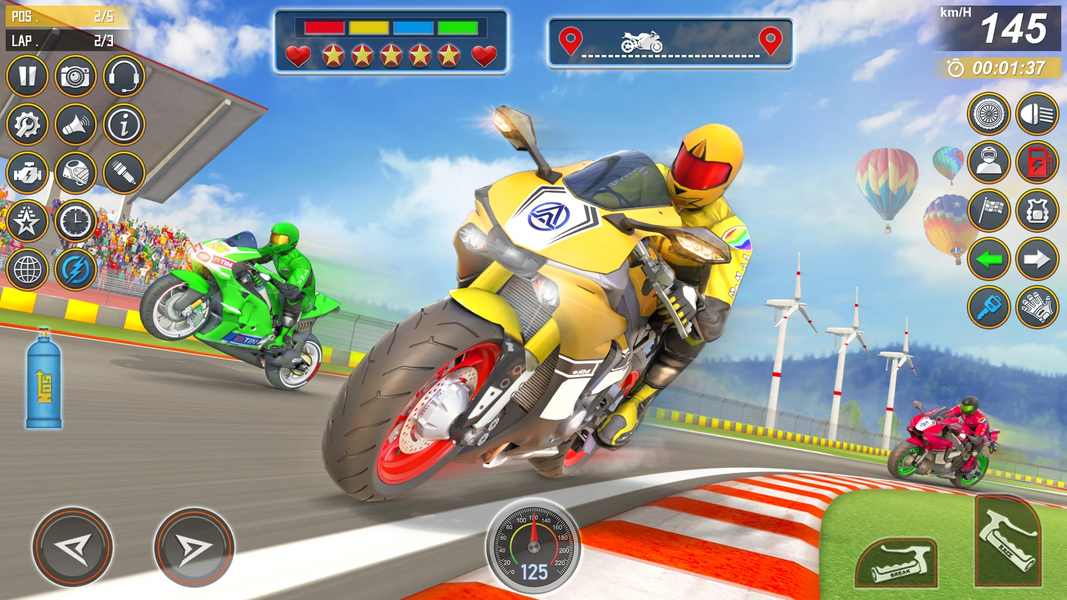 Moto Bike Racing: Rider Games - Gameplay image of android game