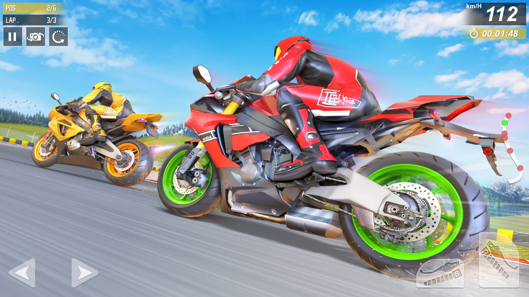 Moto Bike Racing: Rider Games - Gameplay image of android game