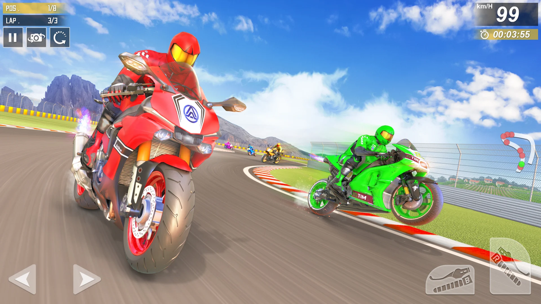 Moto Bike Racing: Rider Games - Gameplay image of android game