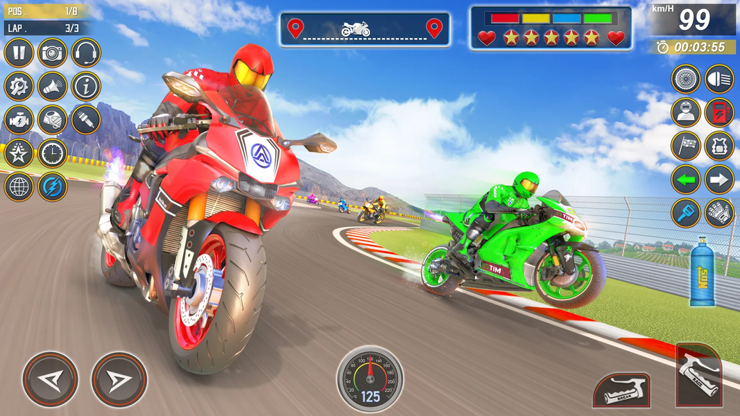 Moto Bike Racing: Rider Games - Gameplay image of android game