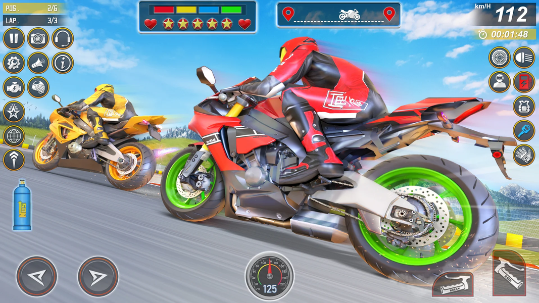 Moto Bike Racing: Rider Games - Gameplay image of android game