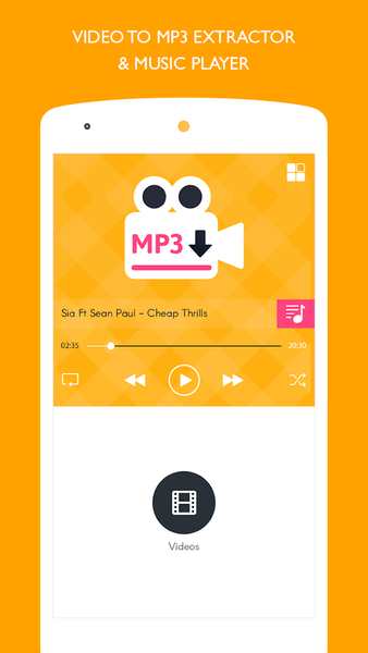 Video to mp۳ converter - extra - عکس برنامه موبایلی اندروید