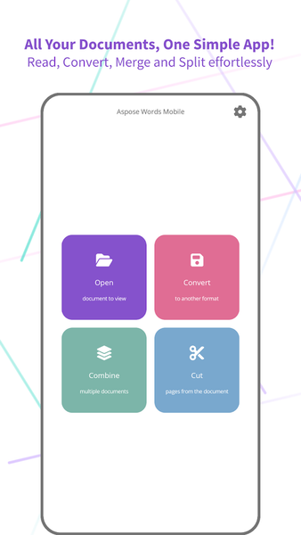 Aspose.Words - Document Tools - Image screenshot of android app