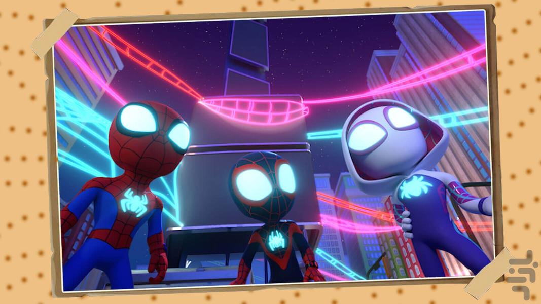 کارتون اسپایدی و دوستان شگفت انگیزش - عکس بازی موبایلی اندروید