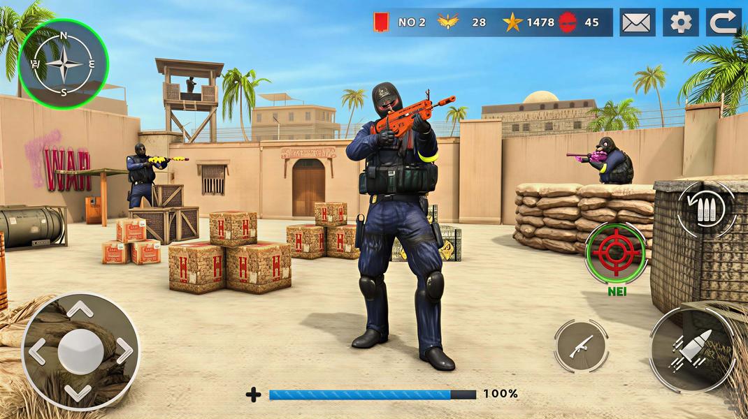 City Gun Battle - Gameplay image of android game