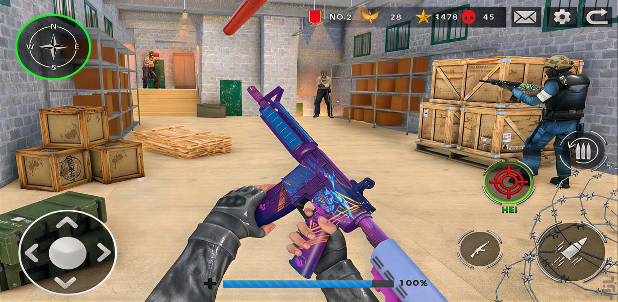 City Gun Battle - Gameplay image of android game