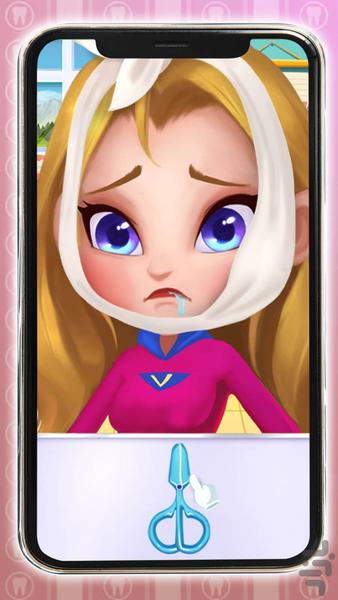 بازی دندان پزشکی قهرمانان - عکس بازی موبایلی اندروید