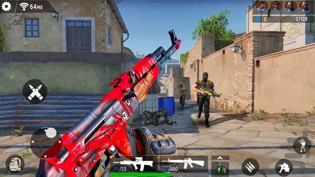 بازی تفنگی نبرد صحرا - Gameplay image of android game