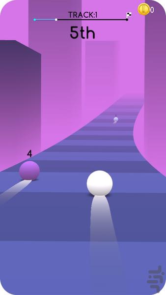 playing with ball - Gameplay image of android game