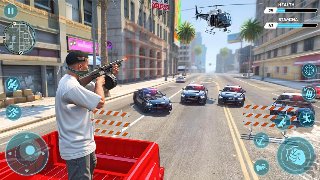 بازی گنگستری - Gameplay image of android game