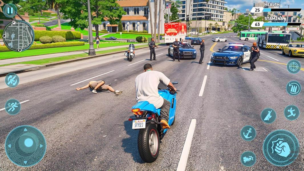 بازی گنگستری - Gameplay image of android game