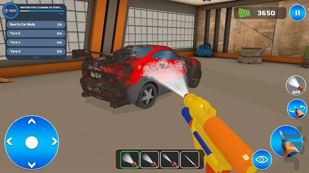 بازی کارواش - Gameplay image of android game