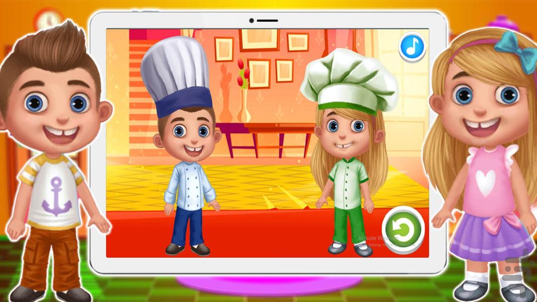 بازی آشپزی بچه ها - عکس بازی موبایلی اندروید