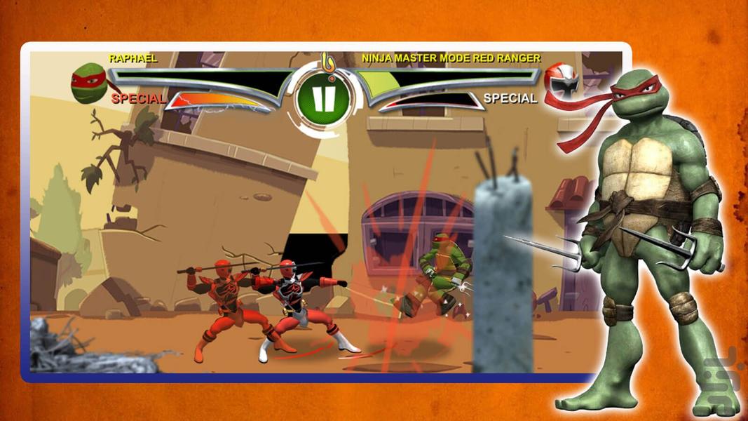 Ninja Turtles Fight - Gameplay image of android game