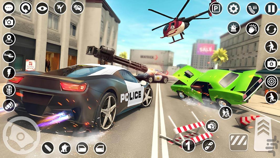 بازی ماشین پلیس - عکس بازی موبایلی اندروید