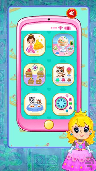 Princess mobile game - Gameplay image of android game