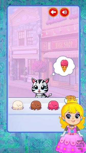 Princess mobile game - Gameplay image of android game