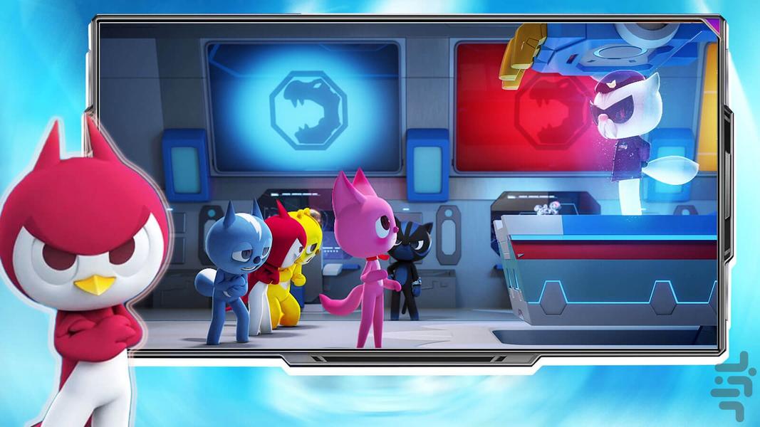 کارتون قهرمانان فسقلی - Gameplay image of android game