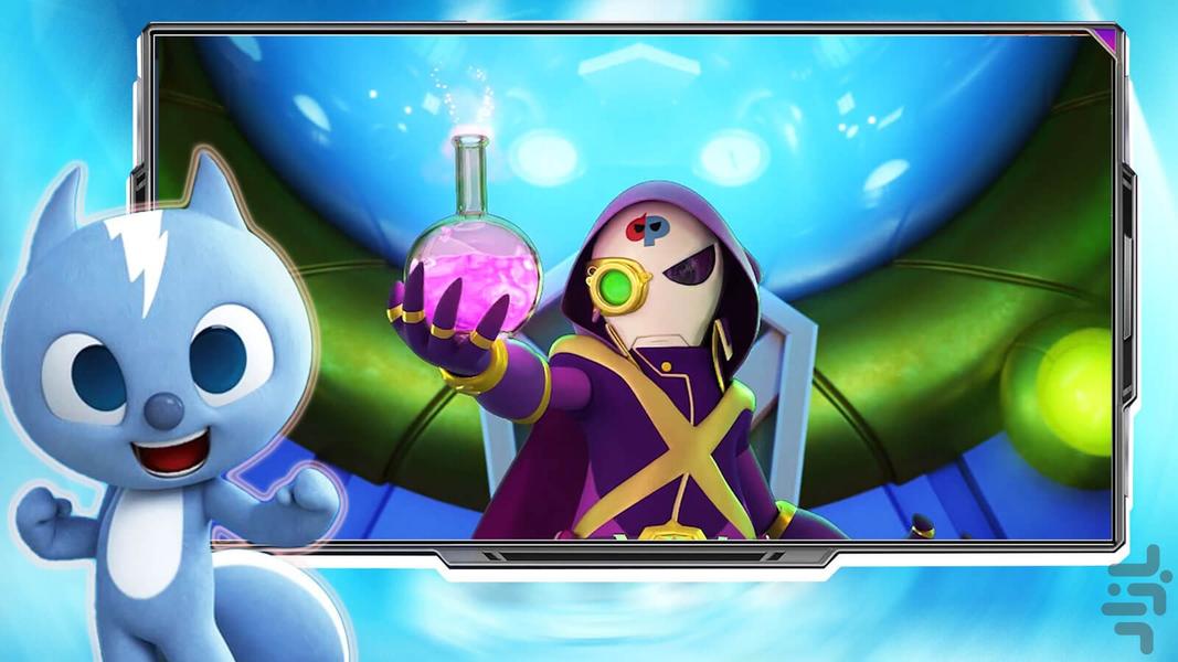 کارتون قهرمانان فسقلی - Gameplay image of android game