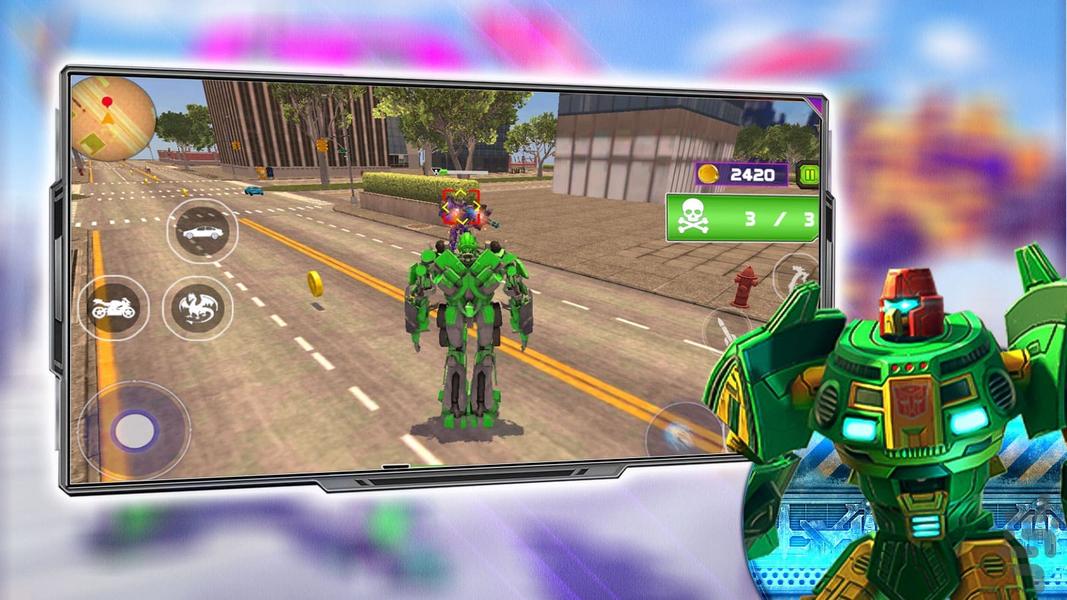 بازی جنگی تبدیل شوندگان - عکس بازی موبایلی اندروید