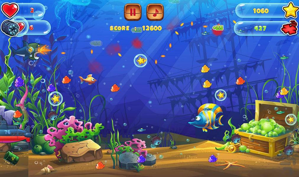 Game War Fish - Gameplay image of android game