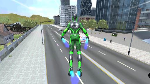 Rope Frog Ninja Hero Car Vegas - Gameplay image of android game