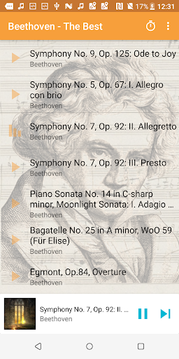 Best of Beethoven - عکس برنامه موبایلی اندروید