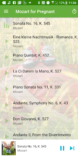 Mozart for Pregnant - عکس برنامه موبایلی اندروید