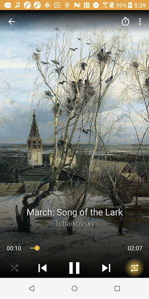 Tchaikovsky - The Seasons - Image screenshot of android app