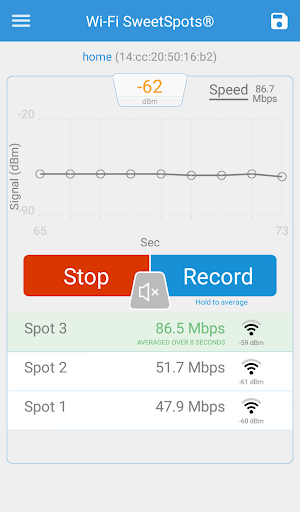 Wi-Fi SweetSpots - عکس برنامه موبایلی اندروید