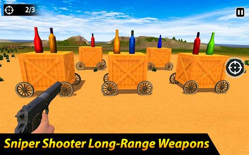 Real Bottle Shooting Gun Games - عکس بازی موبایلی اندروید