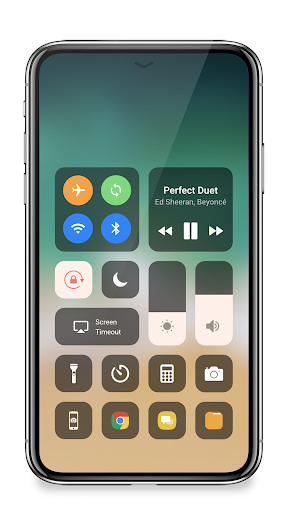 Control Center IOS 16 - Image screenshot of android app