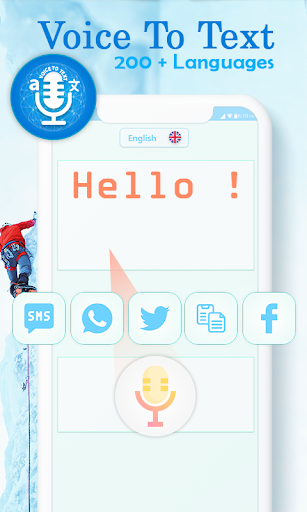 Speech To Text Voice Converter - عکس برنامه موبایلی اندروید