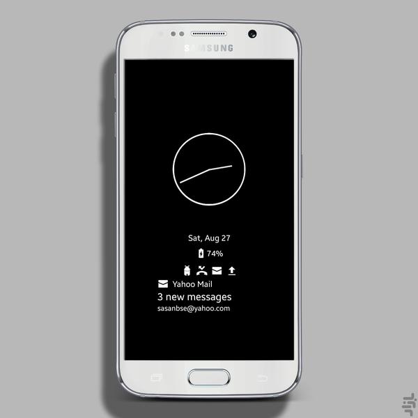 پلاگین (ساعت همیشه روشن) - Image screenshot of android app