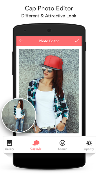 Cap Photo Editor - Image screenshot of android app