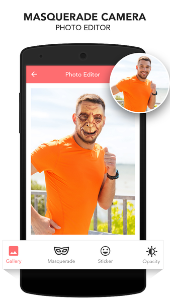 Masquerade Camera Photo Editor - Image screenshot of android app