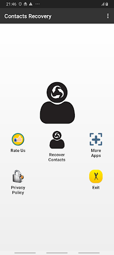 Restore deleted contacts - Image screenshot of android app