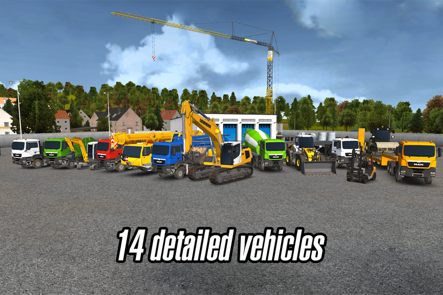 Construction Simulator ۲۰۱۴ - عکس بازی موبایلی اندروید