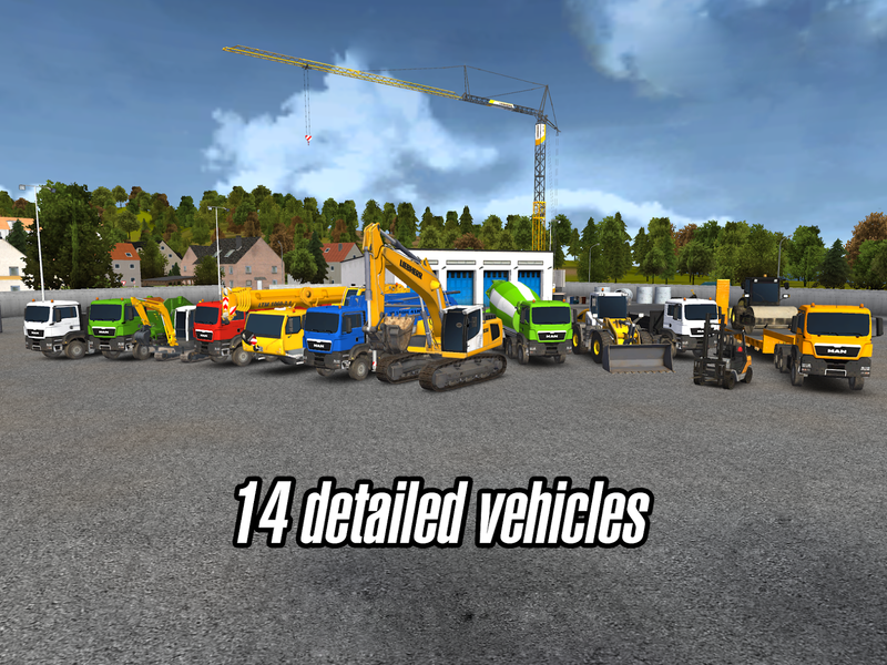 Construction Simulator ۲۰۱۴ - عکس بازی موبایلی اندروید