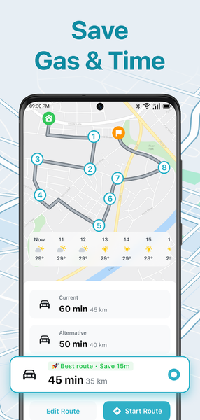 enRoute: Smart Route Planner - Image screenshot of android app