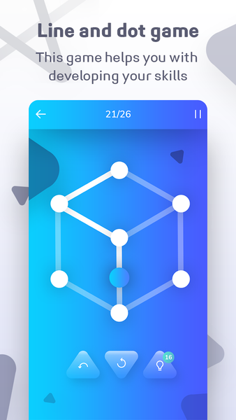 One touch - Line and dot game - Gameplay image of android game