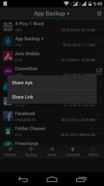 App Backup+ - Image screenshot of android app