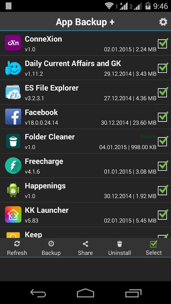 App Backup+ - Image screenshot of android app