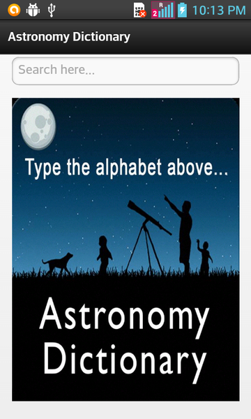 Astronomy Dictionary - Image screenshot of android app