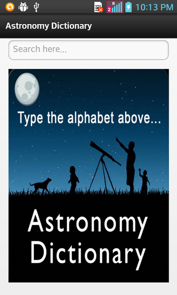 Astronomy Dictionary - عکس برنامه موبایلی اندروید