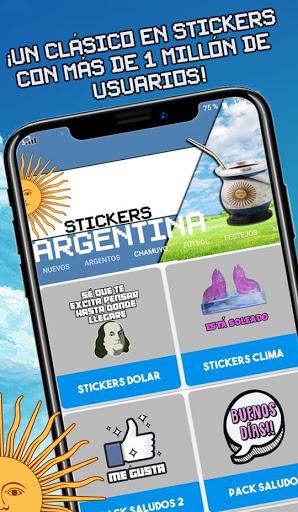 Argentine Stickers - Image screenshot of android app