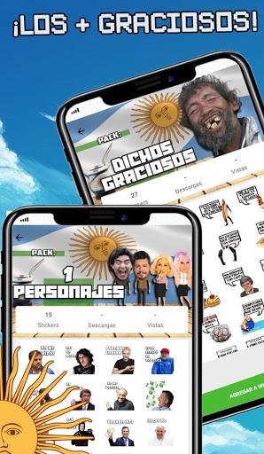 Argentine Stickers - Image screenshot of android app