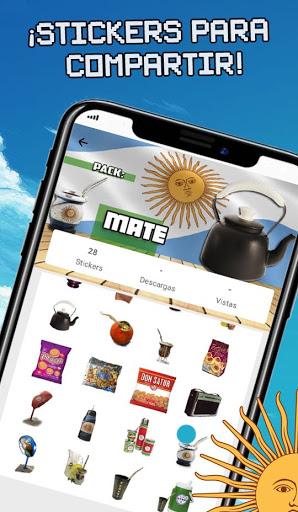 Argentine Stickers - Image screenshot of android app
